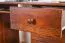 Bureau massief grenen, kleur: walnoten Junco 191 - Afmetingen: 75 x 100 x 55 cm (H x B x D)
