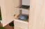 Drehtürenschrank / Kleiderschrank Kiunga 15, Farbe: Buche / Weiß - Abmessungen: 200 x 200 x 60 cm (H x B x T)
