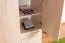 Drehtürenschrank / Kleiderschrank Kiunga 15, Farbe: Buche / Weiß - Abmessungen: 200 x 200 x 60 cm (H x B x T)