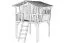 speelhuis/ kindertuinhuisje K60 - Afmetingen: 2,26 x 2,40 meter