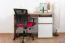 Jeugdkamer / tienerkamer - Bureau Alard 07, kleur: eiken / wit - Afmetingen: 80 x 120 x 52 cm (H x B x D)