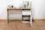 Jeugdkamer / tienerkamer - Bureau Alard 07, kleur: eiken / wit - Afmetingen: 80 x 120 x 52 cm (H x B x D)