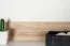 kinderkamer / tienerkamer - hangplank / wandplank Alard 08, kleur: eiken / wit - afmetingen: 15 x 80 x 20 cm (h x b x d)