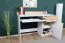 Jeugdkamer / tienerkamer - Bureau Dennis 10, Kleur: Ash / Wit - Afmetingen: 87 x 120 x 55 cm (H x B x D)
