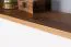 Hang rek / wandplank Atule 08, kleur: eiken / grijs - Afmetingen: 28 x 100 x 24 cm (H x B x D)
