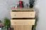 dressoir / ladekast massief grenen, natuur Junco 160 - Afmetingen 123 x 80 x 43 cm