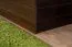 Commode massief grenen massief hout walnoot kleur 183 - Afmetingen 77 x 54 x 50 cm