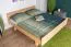 tweepersoonsbed / logeerbed massief beukenhout naturel 116, incl. lattenbodem - afmetingen 180 x 200 cm
