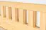 Tweepersoonsbed / logeerbed massief grenenhout, naturel 67, incl. lattenbodem - afmetingen 160 x 200 cm