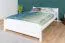 Witte slaapkamer compleet set J Junco, landhuis stijl, 5-delig, grenen hout, massief hout, bed 140 x 200 cm, 2 nachtkastjes, kledingkast, ladekast