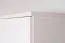 Kledingkast met decoratieve uitsparingen massief wit gelakt grenen Columba 01 - Afmetingen 195 x 80 x 59 cm