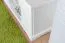 Dressoir massief grenen Buteo 08, wit, 56 x 120 x 40 cm, met 6 vakken, afwerking van hoge kwaliteit