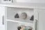 Dressoir massief grenen Buteo 08, wit, 56 x 120 x 40 cm, met 6 vakken, afwerking van hoge kwaliteit