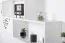 wandrek / hangplank massief grenen wit gelakt Junco 280 - Afmetingen 85 x 180 x 20 cm