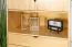 Regal Kiefer massiv Vollholz natur Junco 46A - Abmessung 195 x 100 x 42 cm (H x B x T)