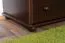 Garderobekast massief grenen walnootkleur Junco 08B - Afmetingen 195 x 102 x 59 cm (H x B x D)