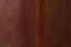 Garderobekast massief grenen walnootkleur Junco 08B - Afmetingen 195 x 102 x 59 cm (H x B x D)