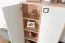 Kinderkamer - dressoir / ladekast Benjamin 27, kleur: beuken / wit - 134 x 86 x 37 cm (h x b x d)