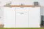 dressoir / ladekast Lotofaga 11, kleur: wit / walnoot - 102 x 167 x 48 cm (H x B x D)