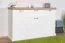 sideboard kast / ladekast Lotofaga 11, kleur: wit / walnoten - 102 x 167 x 48 cm (H x B x D)