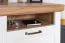 nachtkastje Lotofaga 21, kleur: wit / walnoot - 52 x 62 x 43 cm (H x B x D)