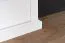 nachtkastje Lotofaga 21, kleur: wit / walnoot - 52 x 62 x 43 cm (H x B x D)