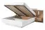 Tweepersoonsbed met nachtkastjes Gremda 06, kleur: eiken / wit - Beddenmaat: 160 x 200 cm (B x L) Set incl. opklapbaar bedframe