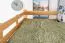 Stapelbed 90 x 200 cm "Easy Premium Line" K17/n incl. onderschuifbed /extra ligplaats en 2 afdekplaten, massief beukenhout transparant gelakt, deelbaar