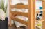 Kinderbett / Hochbett "Easy Premium Line" K22/n, Buche Vollholz massiv Natur - Liegefläche: 90 x 190 cm