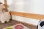 Kinderbett / Hochbett "Easy Premium Line" K22/n, Buche Vollholz massiv Natur - Liegefläche: 90 x 190 cm