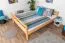Hoogslaper 160 x 200 cm "Easy Premium Line" K23/n, massief beuken transparant gelakt, deelbaar