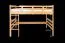 Hoogslaper 160 x 200 cm "Easy Premium Line" K23/n, massief beukenhout wit gelakt, deelbaar