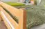 Stapelbed 140 x 200 cm voor volwassenen "Easy Premium Line" K24/n, hoofdbord en voeteneind recht, massief beuken transparant gelakt, deelbaar