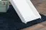 Wit stapelbed met glijbaan 90 x 190 cm, massief beukenhout wit gelakt, deelbaar in twee eenpersoonsbedden, "Easy Premium Line" K27/n