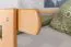 Großes Hochbett mit Rutsche 160 x 190 cm, Buche Massivholz Natur lackiert, umbaubar in ein Einzelbett, "Easy Premium Line" K31/n