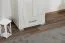 Draaideurkast / kledingkast Camprodon 01, kleur: eiken wit - 209 x 50 x 37 cm (H x B x D)