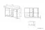 Kommode Mesquite 09, Farbe: Sonoma Eiche hell / Sonoma Eiche Trüffel - Abmessungen: 91 x 138 x 40 cm (H x B x T), mit 2 Türen, 4 Schubladen und 4 Fächern