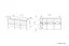 Schoenenrek Xalapa 05, kleur: Sonoma eiken donker - Afmetingen: 50 x 96 x 34 cm (h x b x d)