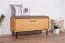 Bank met opbergruimte / schoenenkast Kumeu 58 massief geolied beuken kernhout - Afmetingen: 52 x 97 x 36 cm (H x B x D)