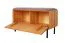 Bank met opbergruimte / schoenenkast Kumeu 58 massief geolied beuken kernhout - Afmetingen: 52 x 97 x 36 cm (H x B x D)