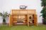Ladenkast Tasman 14 in massief geolied beuken kernhout - Afmetingen: 77 x 115 x 45 cm (H x B x D)