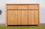 Ladenkast Tasman 14 in massief geolied beuken kernhout - Afmetingen: 77 x 115 x 45 cm (H x B x D)