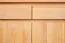 Ladenkast Tasman 14 in massief geolied beuken kernhout - Afmetingen: 77 x 115 x 45 cm (H x B x D)
