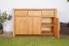 Ladenkast Tasman 14 in massief geolied beuken kernhout - Afmetingen: 77 x 115 x 45 cm (H x B x D)