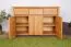 Ladenkast Tasman 14 in massief geolied beuken kernhout - Afmetingen: 77 x 115 x 45 cm (H x B x D)