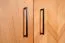Ladekast /dressoir Kumeu 37 geolied massief kernbeuken - Afmetingen: 80 x 144 x 45 cm (H x B x D)