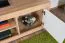 TV-onderkast Madryn 06, kleur: Sonoma eiken / hoogglans wit - 50 x 138 x 40 cm (H x B x D)