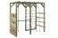 Klimsteiger S10 incl. klimwand, houten ladder, klimnet, touwladder, klimtouw en duikelstang - Afmetingen: 220 x 100 cm (B x D)