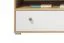Jeugdkamer / tienerkamer - TV-onderkast Modave 08, Kleur: Eiken / Wit / Grijs - Afmetingen: 42 x 120 x 50 cm (H x B x D)