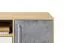 Jeugdkamer / tienerkamer - TV-onderkast Modave 08, Kleur: Eiken / Wit / Grijs - Afmetingen: 42 x 120 x 50 cm (H x B x D)